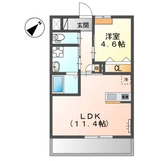 ファーストスター【2階】の間取り