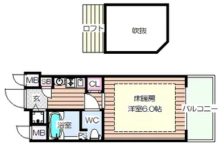 エステムコート新大阪3ステーションプラザ【10階】の間取り