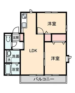 フォンターナ【2階】の間取り