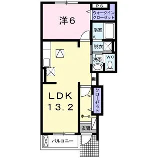クレメントヴィラ A【1階】の間取り