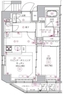 アルテシモエジス【7階】の間取り