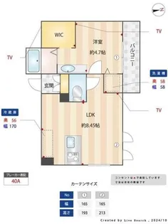 リヴェルテ西横浜【2階】の間取り