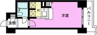 セラヴィ蒲生【4階】の間取り