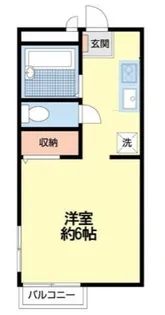 ヒルズ中野【1階】の間取り