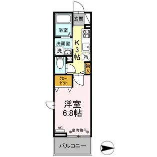 ビューテラス【2階】の間取り