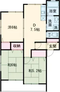 メゾン・グリンピアC【1階】の間取り