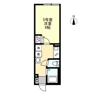 アース長津田【2階】の間取り