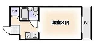 ティーズ桜川マンション【7階】の間取り