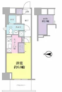 Kiinu Blanc キーヌ・ブラン【3階】の間取り