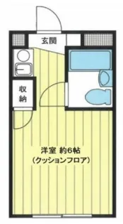 ヘリオス87田無【1階】の間取り