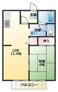 ロワールI【2階】の間取り
