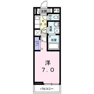 ガゾン【2階】の間取り