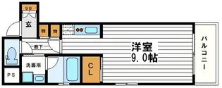 グラン心斎橋EAST【3階】の間取り