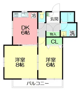 メゾン栄【2階】の間取り