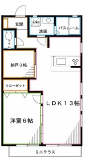 CasaVerde南荻窪D棟【1階】の間取り