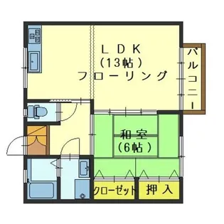 サントピアニュー金代【2階】の間取り