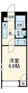 クレイノドゥマンA館【2階】の間取り