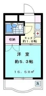 ベルサイユ池上No.3【4階】の間取り