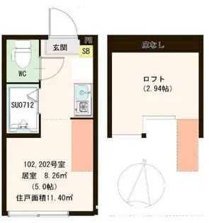 ハーモニーテラス南小岩VII【1階】の間取り