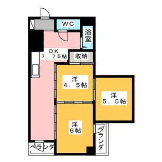 ヴィラナリー瑞穂【3階】の間取り