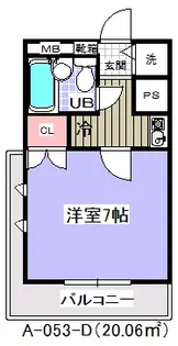 ローズガーデン53番館(A-053)【3階】の間取り