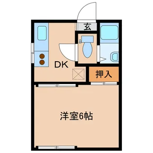フォーブルワタナベ【2階】の間取り