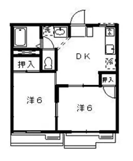 パールハイツ【2階】の間取り