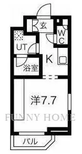 エクセリア千歳船ベルデ【3階】の間取り