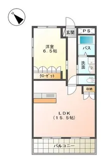スカイヒルズ【4階】の間取り