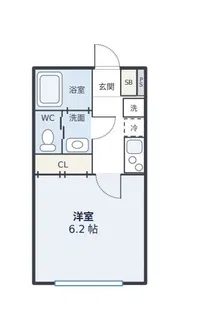 Progressive平井【1階】の間取り