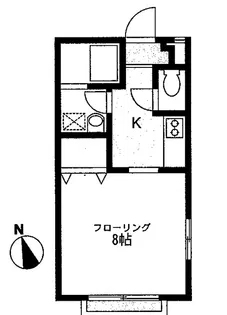 ビーハイヴ・K【2階】の間取り