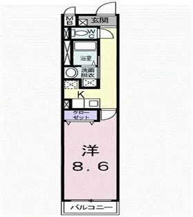 サンセットタイム【1階】の間取り