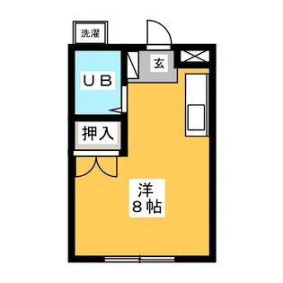 ファミールエイト【1階】の間取り
