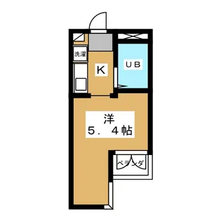 フレクションB【3階】の間取り