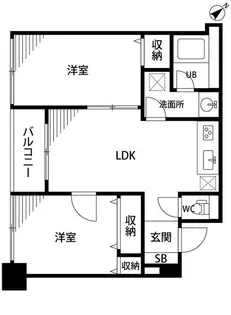 T’sgarden多摩センター【4階】の間取り