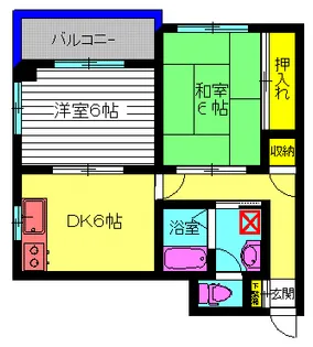 アネックス綾瀬II番館【3階】の間取り