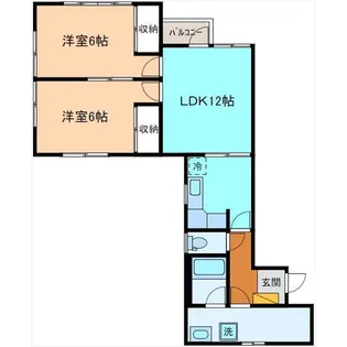 リヴェンデル【1階】の間取り