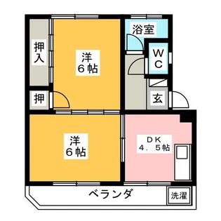 山佐ビル【3階】の間取り