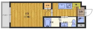 ヴィスタ武庫【3階】の間取り