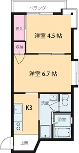 メゾン山陽【1階】の間取り