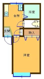エルグレース【2階】の間取り