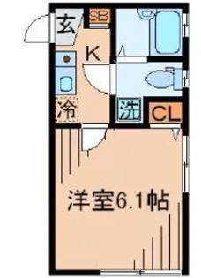 バーミープレイス方南町II【1階】の間取り