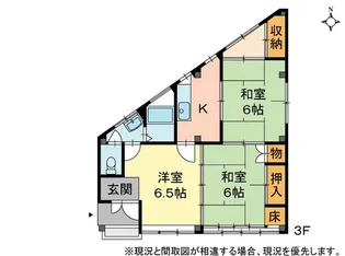忠重ビル【3階】の間取り