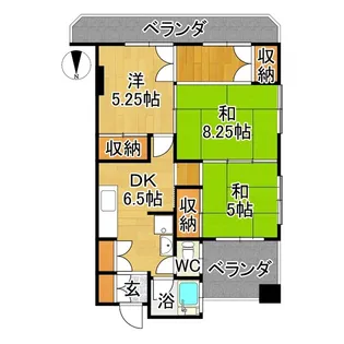 マンション瑞凰【3階】の間取り