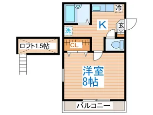 凛 河原町の間取り
