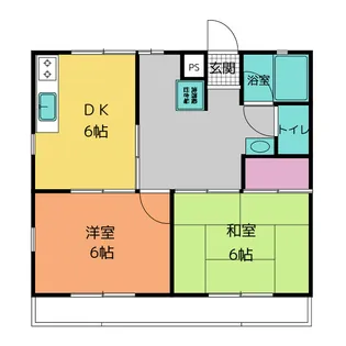コーポブランカ【1階】の間取り