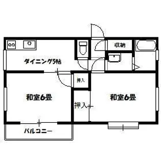 ウィンディア ダイワ【2階】の間取り