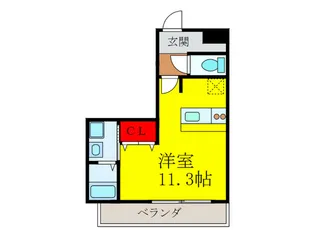 アゼリア・プロムナ-ド【3階】の間取り