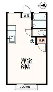 カーサ四季【1階】の間取り