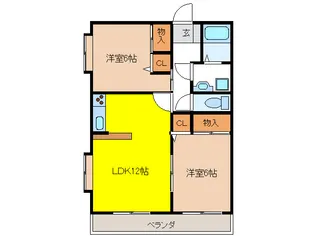 ルミナス島【1階】の間取り